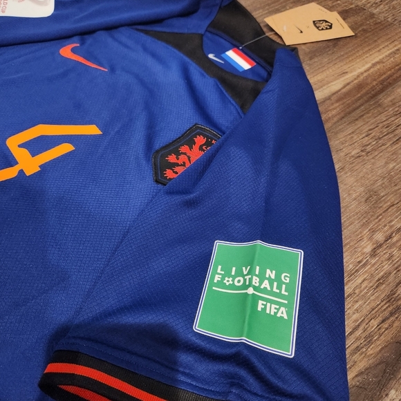 Virgil Dutch Netherlands Blue Kit 2022 Mens New - Picture 5 of 8